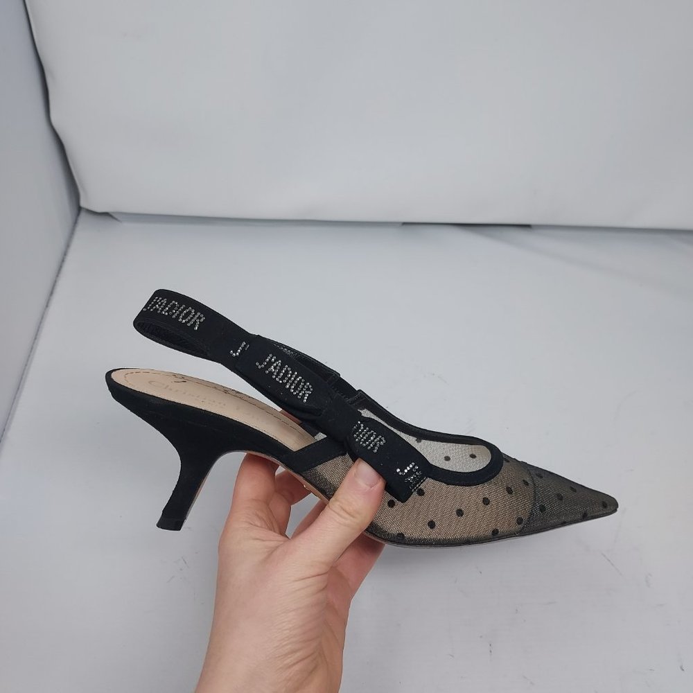Christian Dior J’Adior Slingback Mid-Heel Pump - Picture 6 of 13